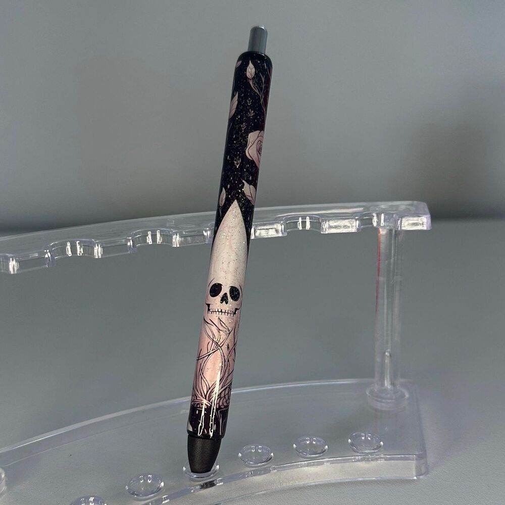 Skeleton glitter pen Halloween Inkjoy Personalized Pens